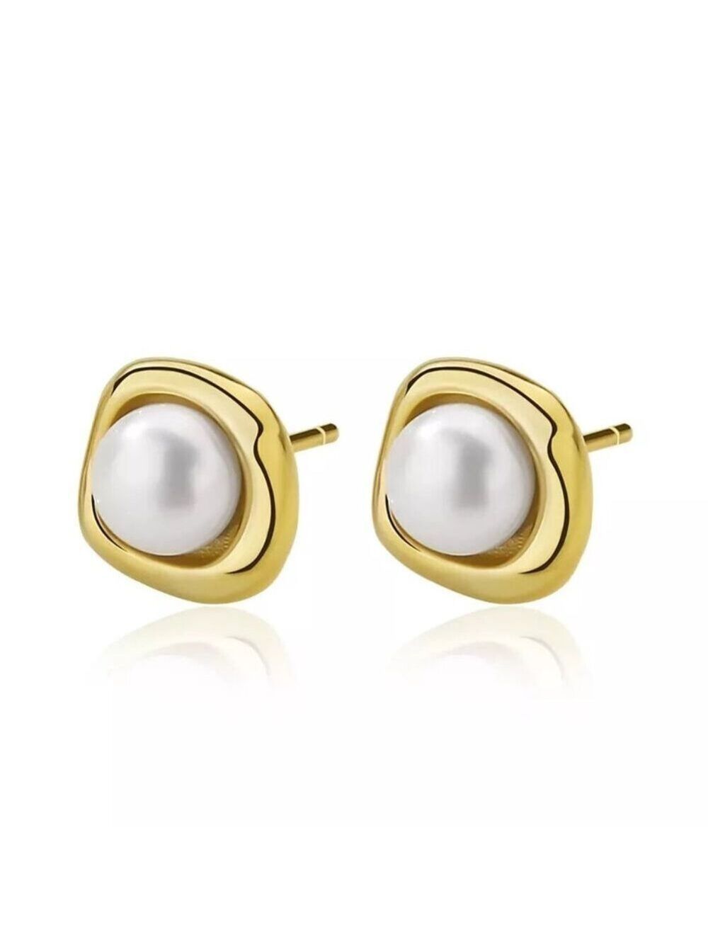 Sterling Silver Pearl Earrings
